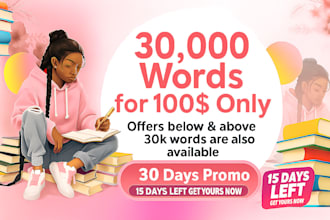 be 30k words erotic ghost writer, romance ghostwriter, fiction books or ebooks