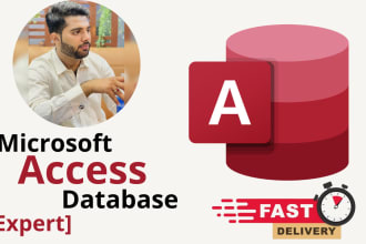 create, design and update access database application