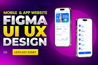 do UI UX design, mobile app ui ux design and website figma UI UX design