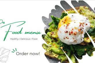 design your restaurant food menu, flyers, poster in 24 hr