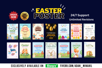 design easter, egg hunt, party, dj, and event flyer
