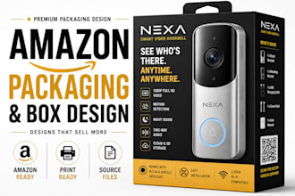 create amazon packaging and box design
