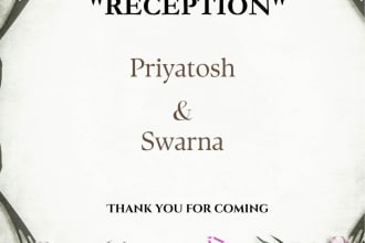 design invitation card for wedding , birthday party , business