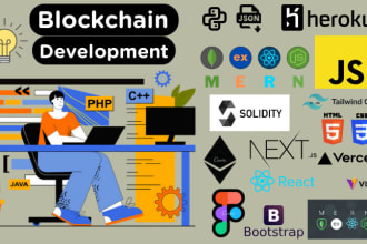 develop custom blockchain, nft, and web3 decentralized apps