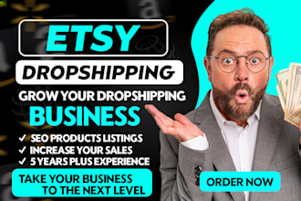 be your etsy drop shipping virtual assistant, etsy SEO listings