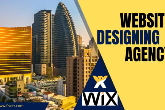 create wix landing page, wix online store, wix business website for your brand