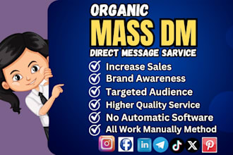 do best linkedin dms, twitter dms, instagram dms for your target audience