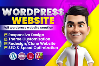 build, redesign, or revamp your wordpress website design