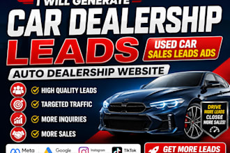 generate car dealership leads used car sales leads ads auto dealership website