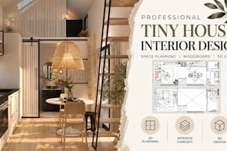 design your tiny house interior and space plan