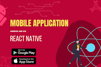 develop and fix react native apps for android and ios