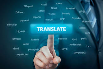 translate anything into and from english to arabic and kurdish