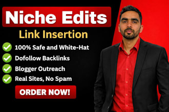 do seo guest post niche edits,link buiiding service and blogger outreach