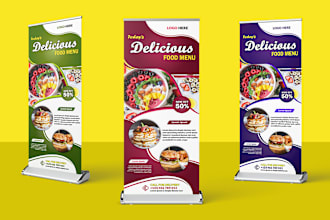 do any type of roll up banner design