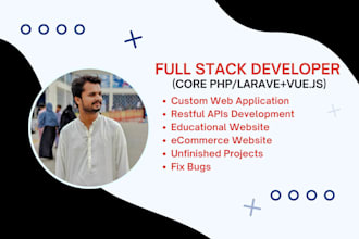 be your senior php laravel developer and fix php laravel website bugs