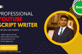 write scripts for your youtube channel