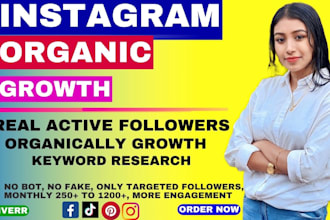 do your instagram account fast organic growth and manual marketing