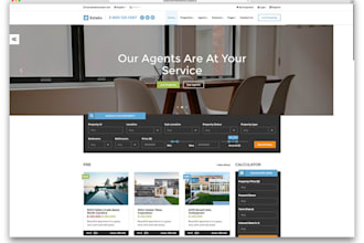 develop real estate website for agent, realtor, broker, idx mls integrated
