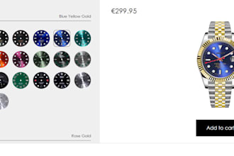 customize and configure 2d 3d watch on shopify zakeke and shopify kickflip