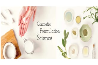 formulate cosmetics or skincare products