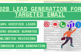 build a verified email list for targeted lead generation and email marketing