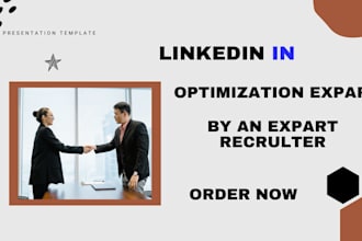 professionally create, optimize and upgrade your linkedin profile for success