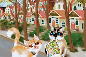 design children book illustration and cover children story book illustration