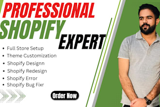 be shopify expert for shopify store creation and bug fix
