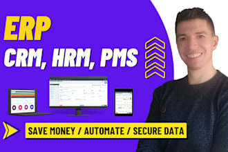 develop custom erp, CRM, and inventory management software