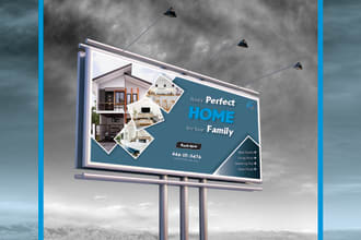 design real estate billboard banner