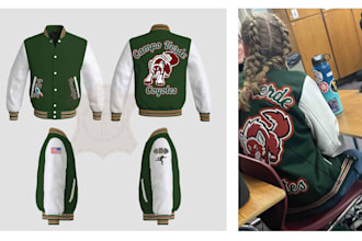do letterman or varsity jacket design and manufacturing