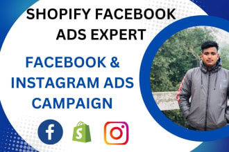 setup shopify facebook ads, shopify manger, instagram ads campaign, shopify ads