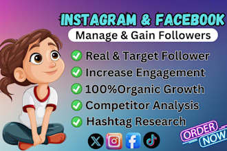 super fast instagram and facebook growth for organic followers engagement