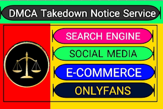 send dmca takedown notice google, fb, ig, onlyfans, reddit, amazon, shopify, ali