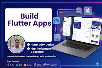 do app development, android, ios, flutter app as app developer