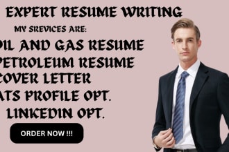 write oil and gas, engineering, chemical, petroleum resume linkedin profiles