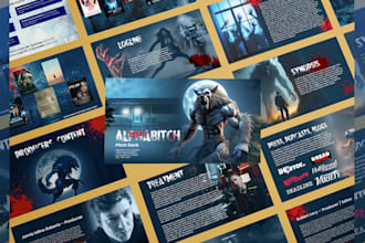 design film pitch deck presentation and movie pitch deck