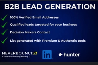 assist you in linekdin sales navigator b2b lead generation