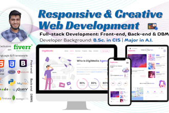 do stunning fullstack website development