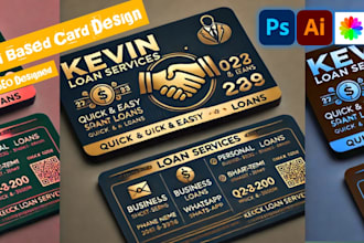 design ai based business card and menu card for you