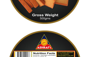food packaging and label design box product
