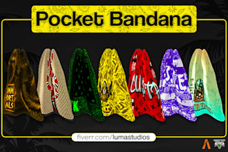 create custom gta clothes pocket flag bandana for fivem