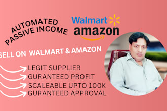 manage walmart and amazon 2step dropshipping, wfs, fba and fbm store