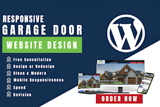 design garage door landing page garage door website garage door leads