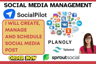 schedule social media post via socialpilot sprout social planoly tailwind