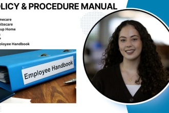 write and create a professional operational manual, policies and procedures