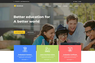 build elearning website tutor lms educational online course wordpress website