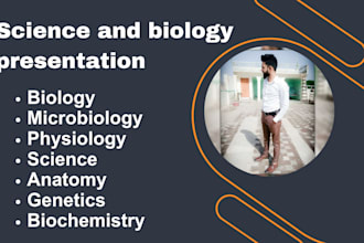 design powerpoint presentation on biology and science topics