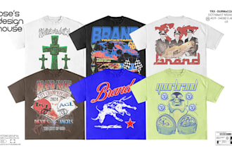 create streetwear fashion design with vintage style