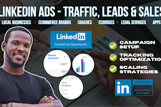create, setup and manage linkedin ads for your business
